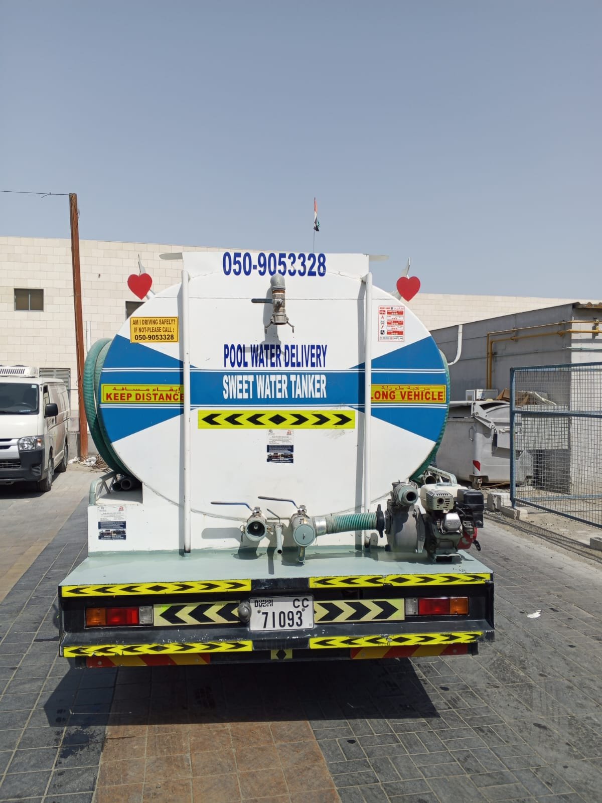 Salt Water Tanker Truck Dubai