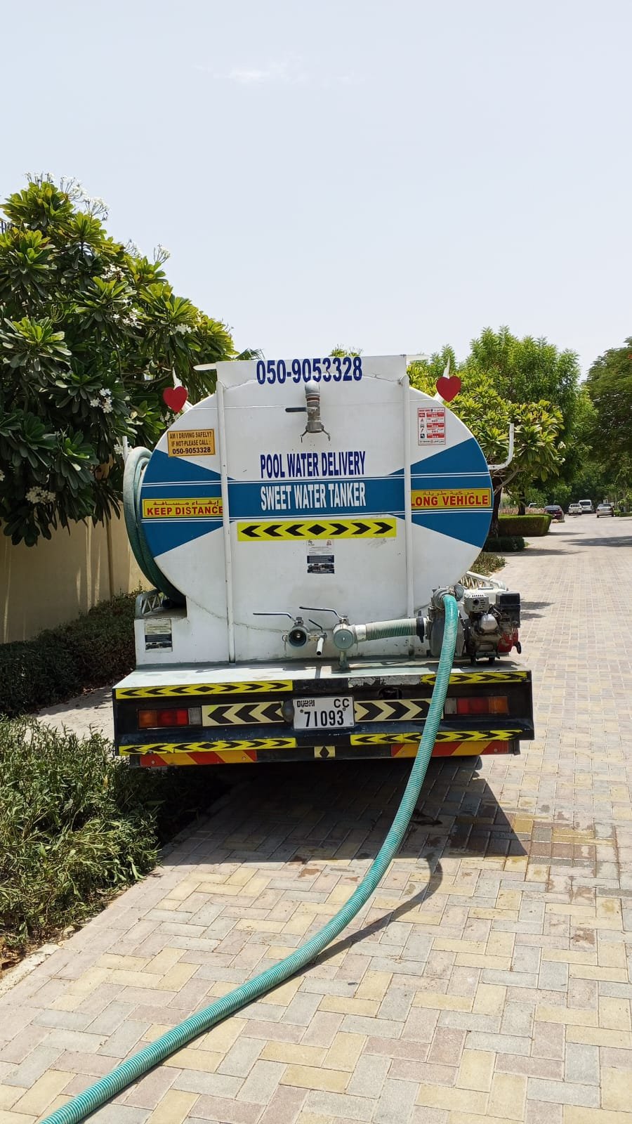 Construction Bulk Water Tanker Dubai