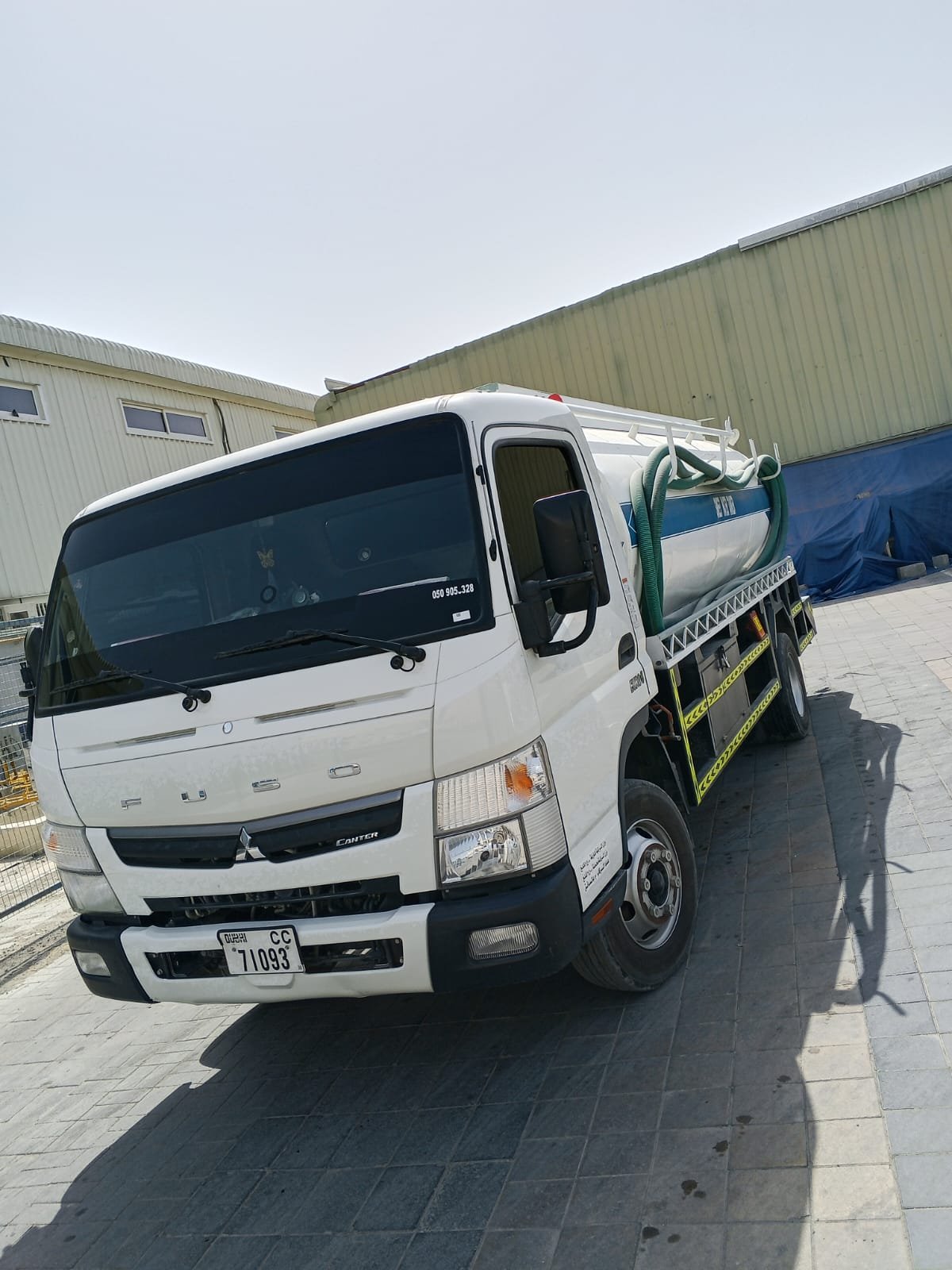 Construction Site Water Delivery Truck Dubai
